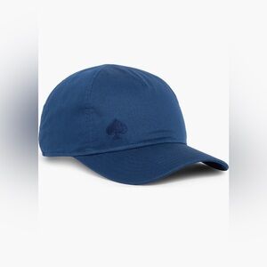 Kate Spade Logo Embroidered Baseball Cap in French Navy